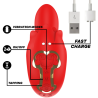 Mia - Selena Stimulateur Vibrant + Tapping Rouge